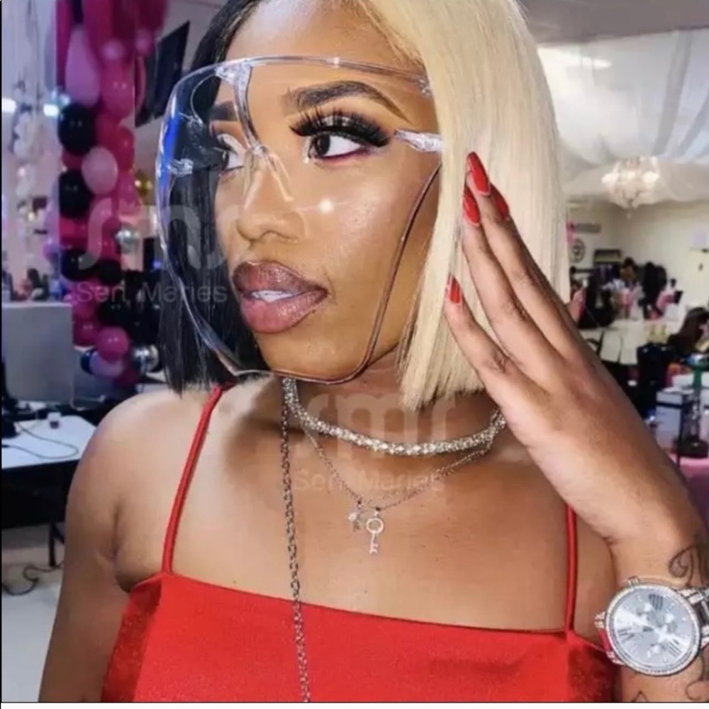 **NWOT**Clear Plastic Face Shield